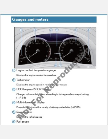 lexus gs 250 & gs 350 2013-2014 owners manual
